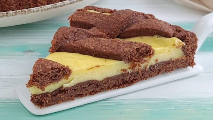 crostata au chocolat et crème pâtissière