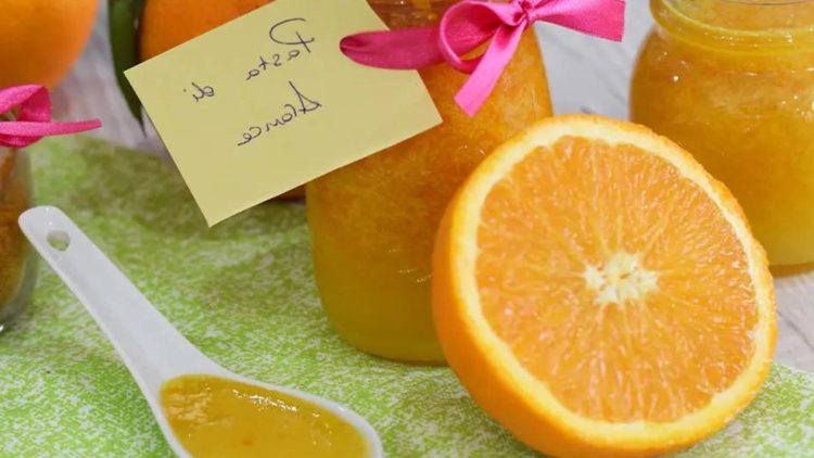 pâte d'orange épaisse 