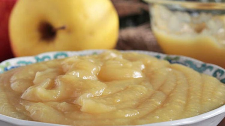 purée de pommes
