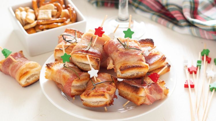 bouchées au bacon et Philadelphia