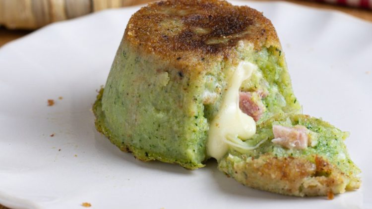 flans de brocolis au cœur coulant