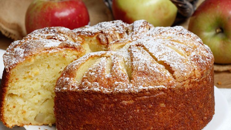 gâteau léger aux pommes ricotta