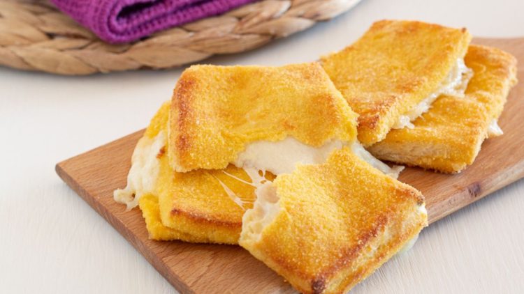 mozzarella in carrozza au four    