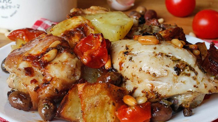 poulet à la mode des Pouilles