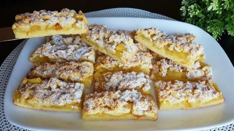carrés aux pommes