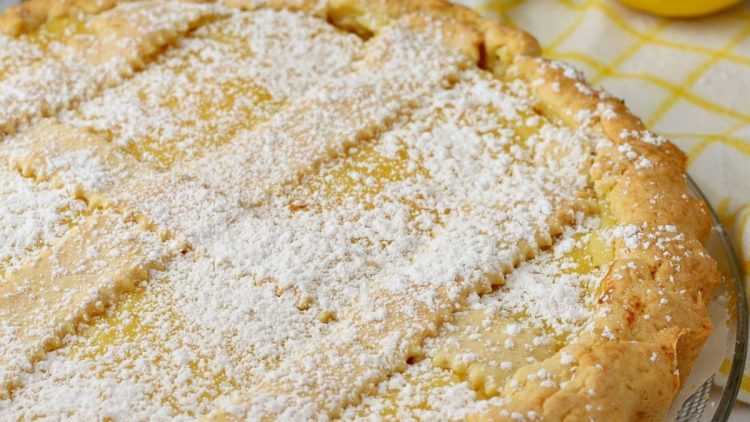 crostata à la crème de citrons