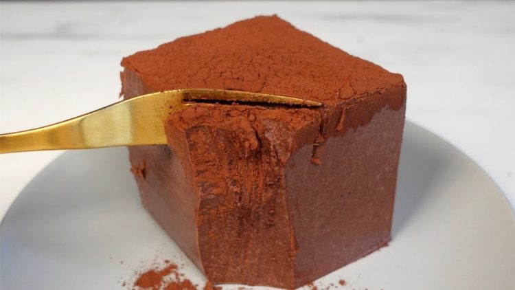 flan au chocolat léger et sain