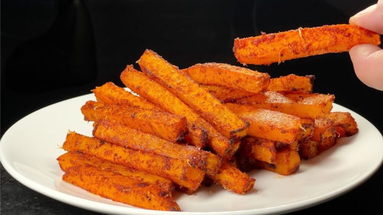 frites de potimarron au four 