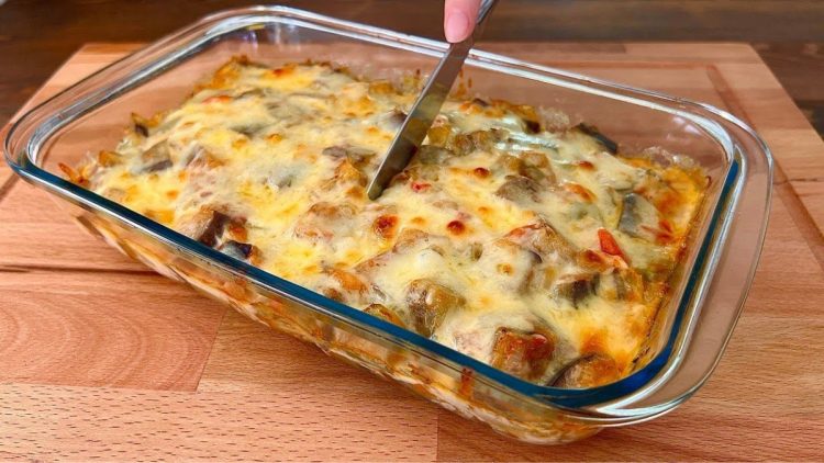 gratin d’aubergines allégé