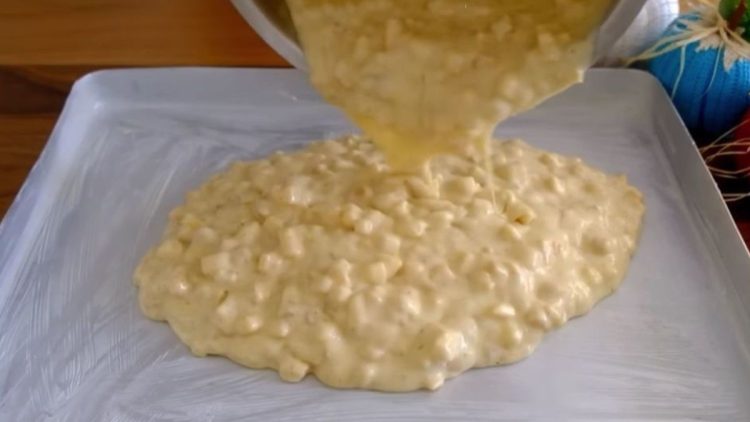 gâteau aux noix et aux pommes