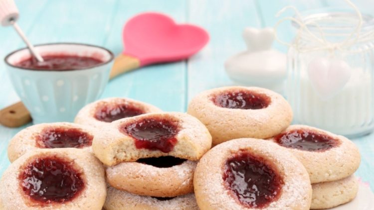 biscuits à la confiture
