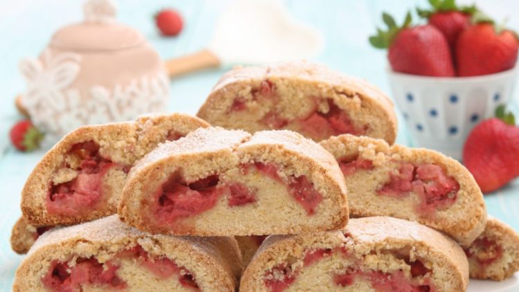 biscuits fraises fraîches