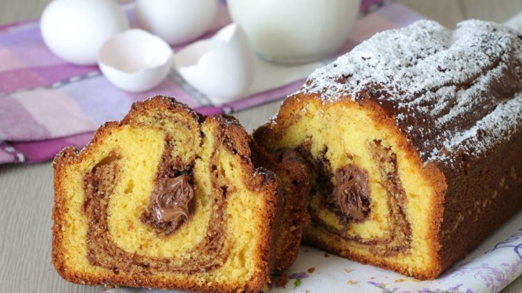 cake marbré au Nutella