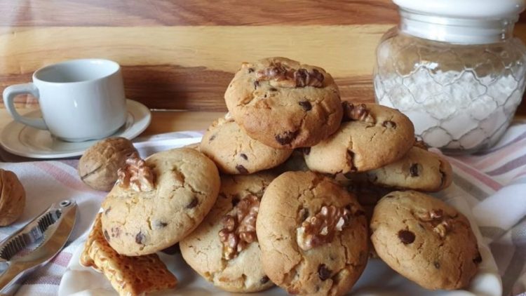 cookies chocolat et noix