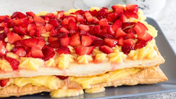 millefeuille aux fraises