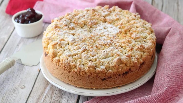 sbriciolata ricotta et confiture