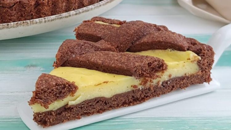tarte au chocolat à la crème pâtissière 
