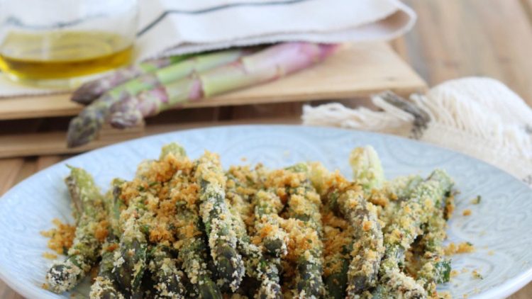 asperges croustillantes au parmesan