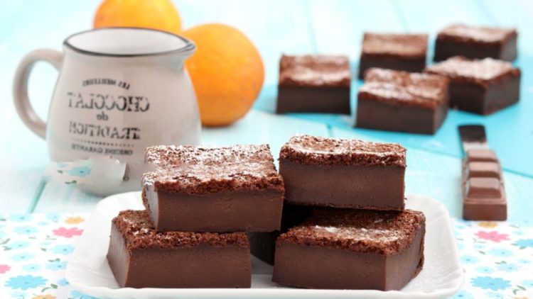 gâteau magique à l'orange et au chocolat 