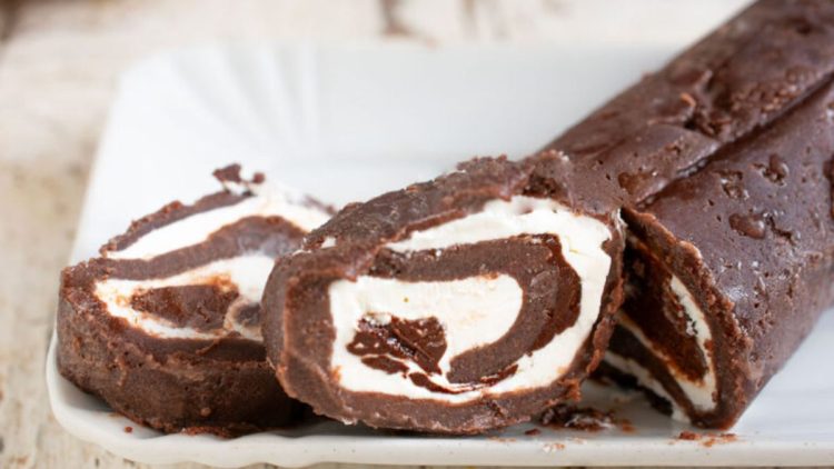 bûche sans cuisson au Nutella