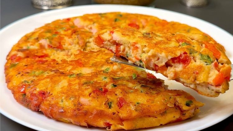 omelette à la tomate et au yaourt