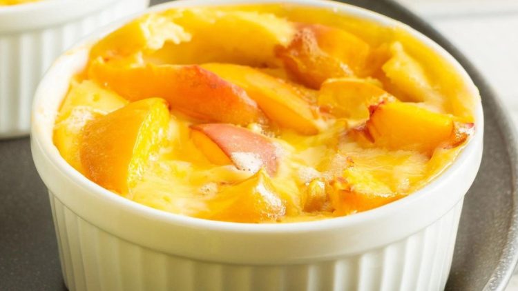 panna cotta aux pêches