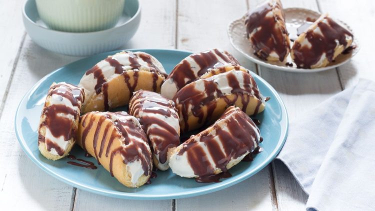 tacos glacés vanille chocolat   