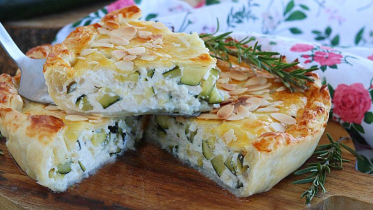 tarte ricotta et courgettes