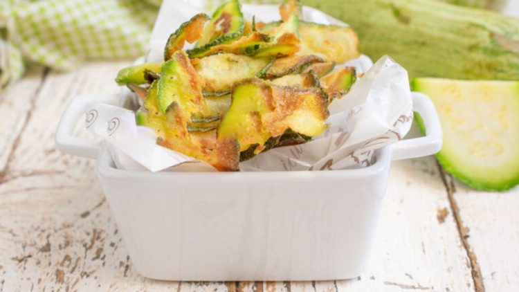 chips de courgettes en 5 minutes
