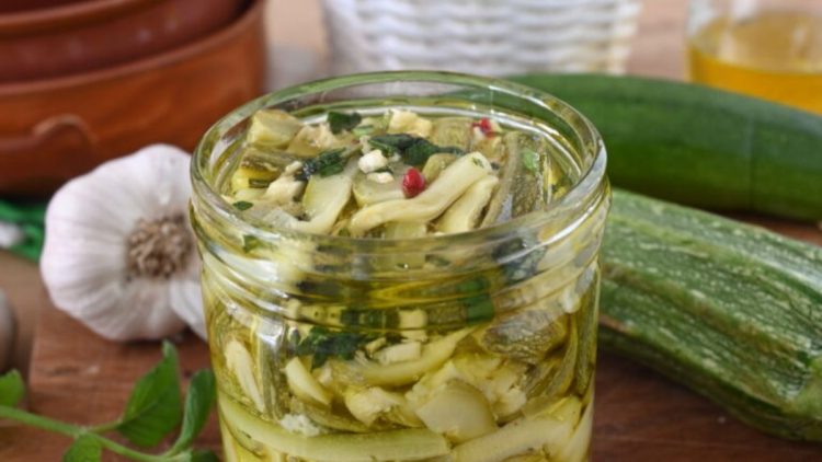 courgettes marinées
