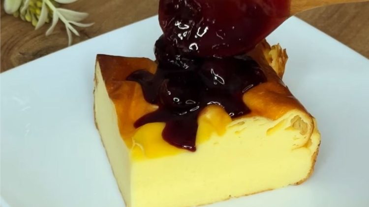gâteau au yaourt et aux myrtilles