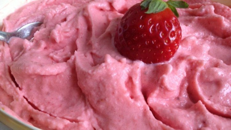 glace à la fraise au Thermomix
