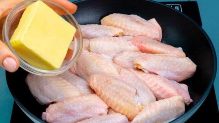 ailes de poulet sautées rapide