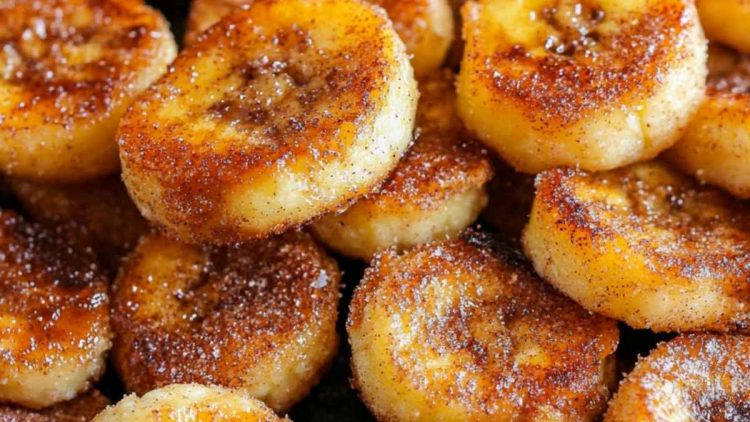 Bananes à la cannelle poêlées