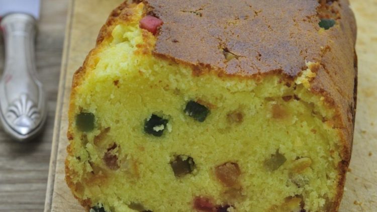 Cake aux fruits confits