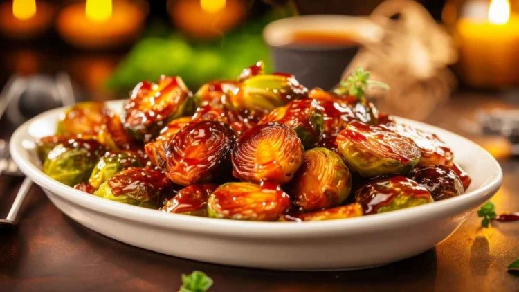 Choux de Bruxelles au miel et au balsamique