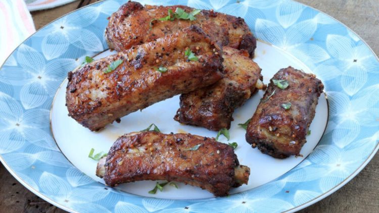 côtes de porc à la friteuse à air