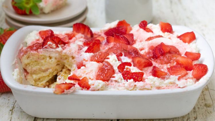fraisier aux pavesini