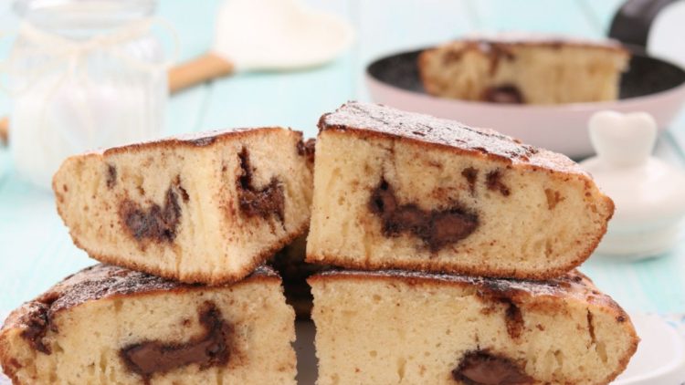 gâteau au Nutella à la poêle