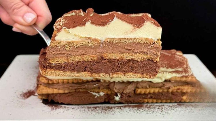 Gâteau aux biscuits 3 chocolats