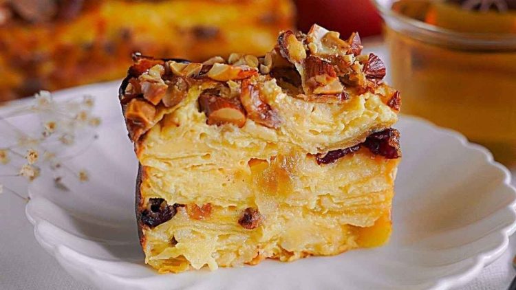 Gâteau aux pommes sans sucre ajouté et sans gluten