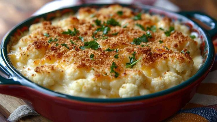 Gratin de chou-fleur au fromage