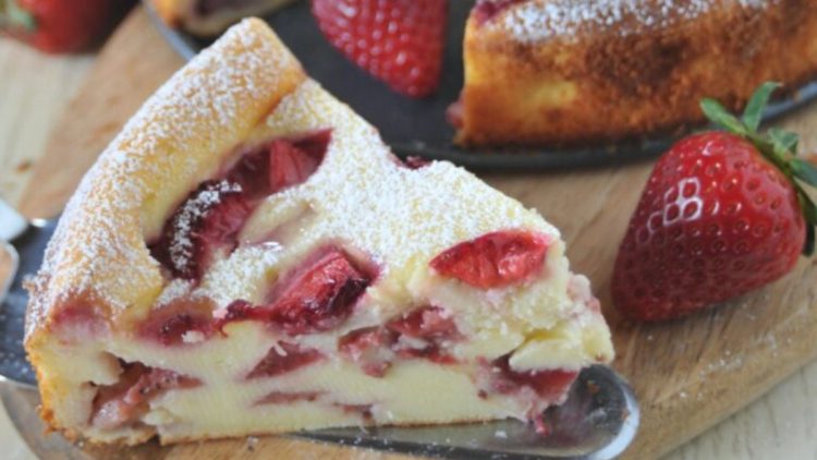 Moelleux aux fraises et à la ricotta