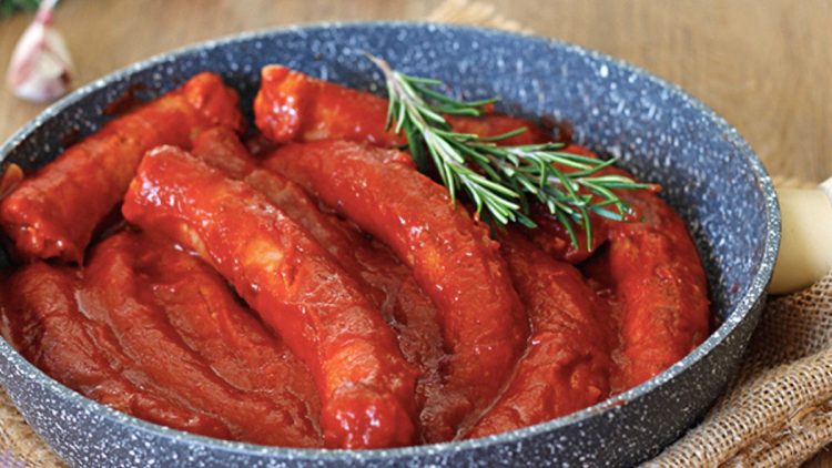 rougail saucisses traditionnel