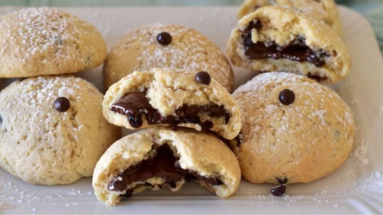 sablés fourrés au chocolat