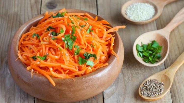 Salade de carottes coréenne