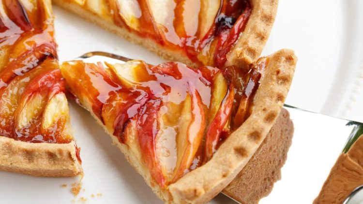 tarte aux pêches