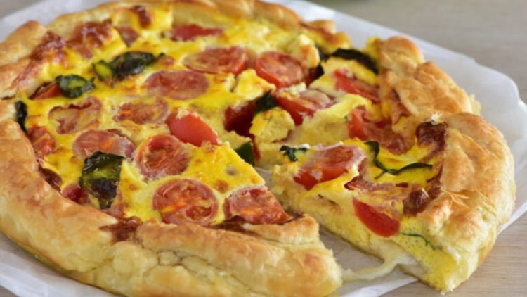 tarte rustique à la méditerranéenne