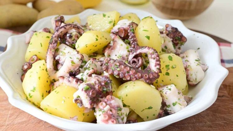 Salade de poulpe aux pommes de terre