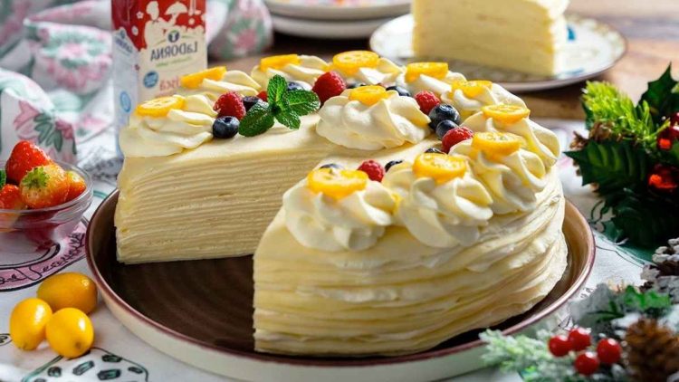 Tarte de crêpes au citron sans cuisson